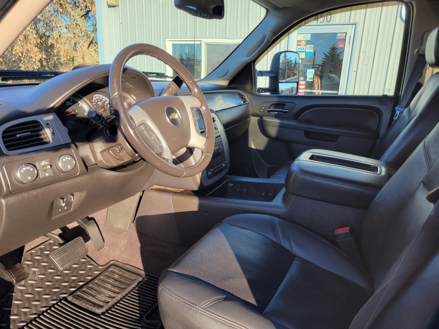 2014 Black /Black Chevrolet Silverado 2500HD LTZ (1GC1KYE87EF) with an 6.6L Duramax V8 engine, Allison Automatic transmission, located at 450 N Russell, Missoula, MT, 59801, (406) 543-6600, 46.874496, -114.017433 - Photo#13